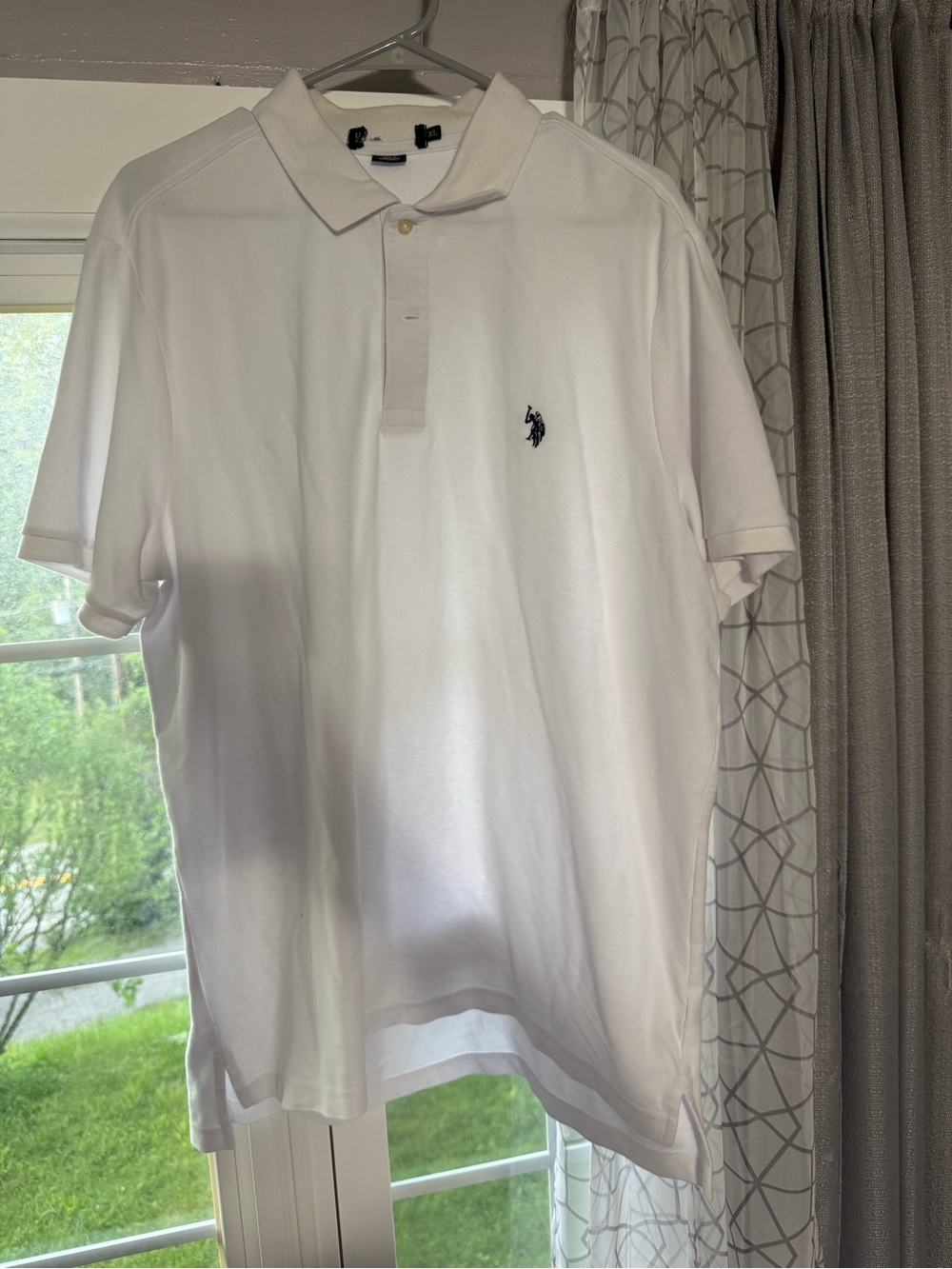 Polo by Ralph Lauren White Polo with Navy Pony Logo